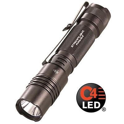 ProTac 2L X  Includes 2 CR123A lithium batteries & holster Clam Black