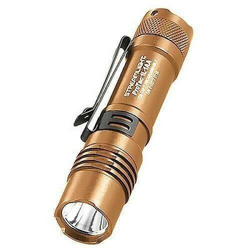 PROTAC 1L-1AA WITH LITHIUM, ALKALINE BATTERIES AND HOLSTER - CLAM - COYOTE
