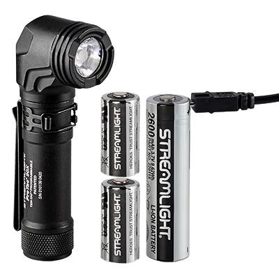 ProTac 90X- Includes two CR123A lithium batteries & nylon holster - Black