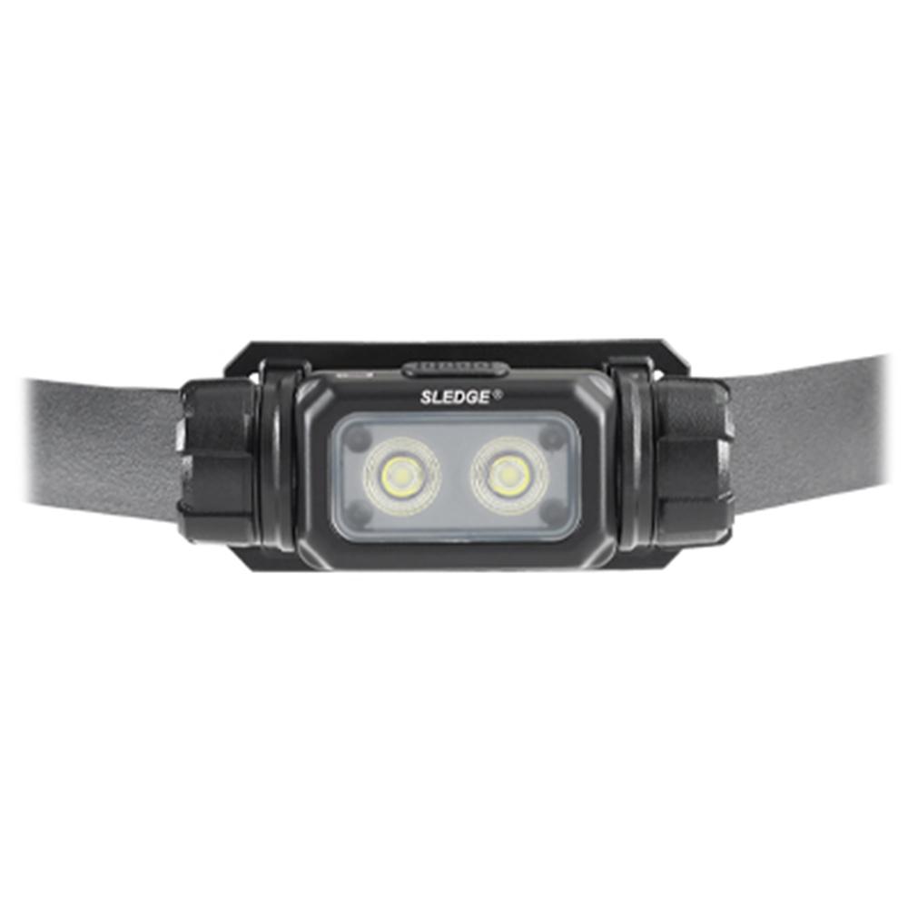 Streamline Sledge Hdlmp Incld 1 SL-B26 batt elstc & rbbr hdstrp Blk 600Lum