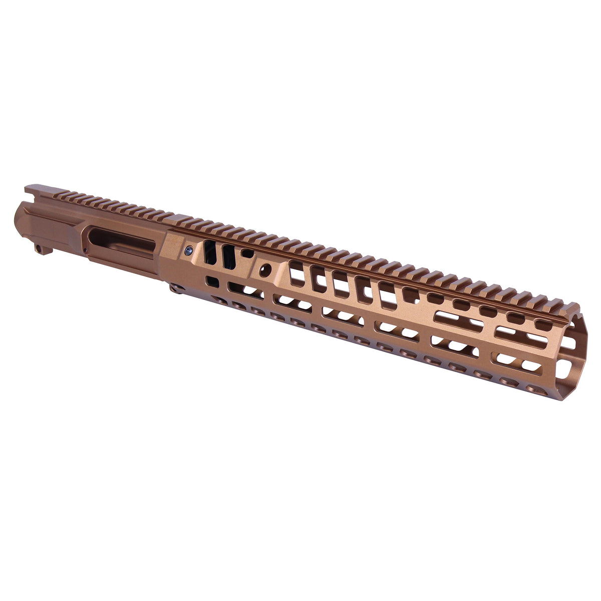 AR-15 Slabside Stripped Billet Upper Receiver With 12″ “Socom Series” Suppressor Compatible Handguard Set