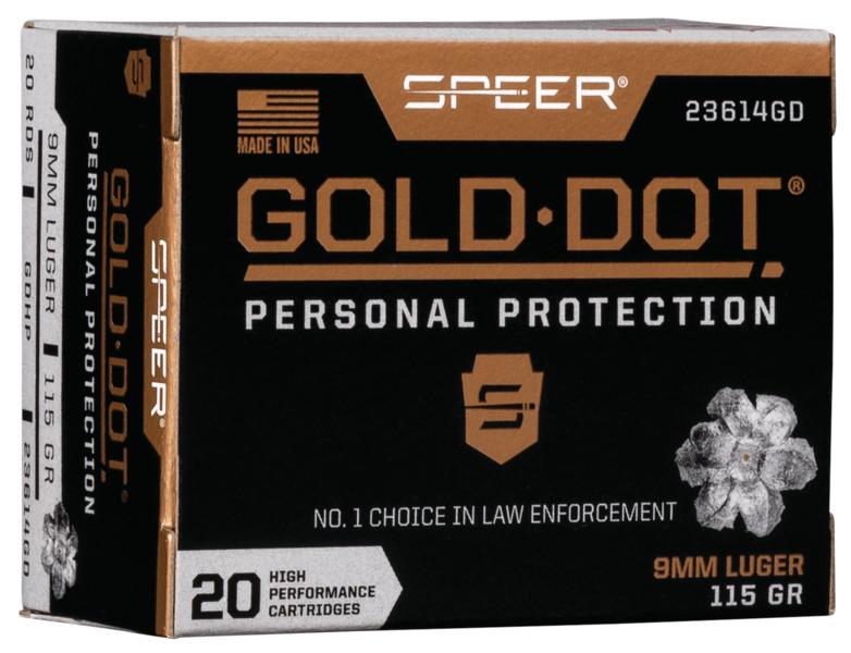 SPEER 9MM LUGER 115 GR HP 20rd