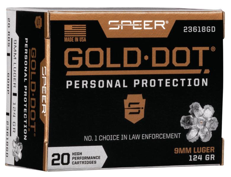 SPEER 9MM LUGER 124 GR HP 20rd