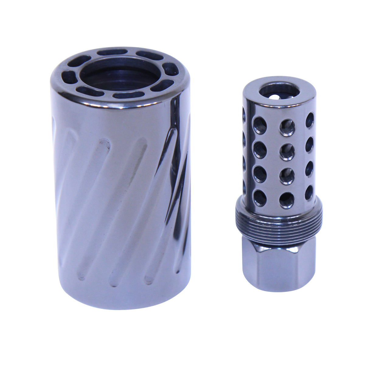 AR-15 Muzzle Comp With Qd Blast Shield