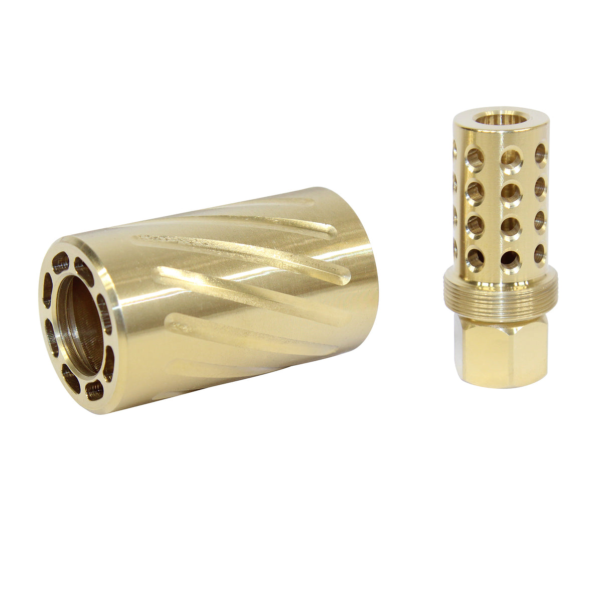 AR-15 Muzzle Comp With Qd Blast Shield