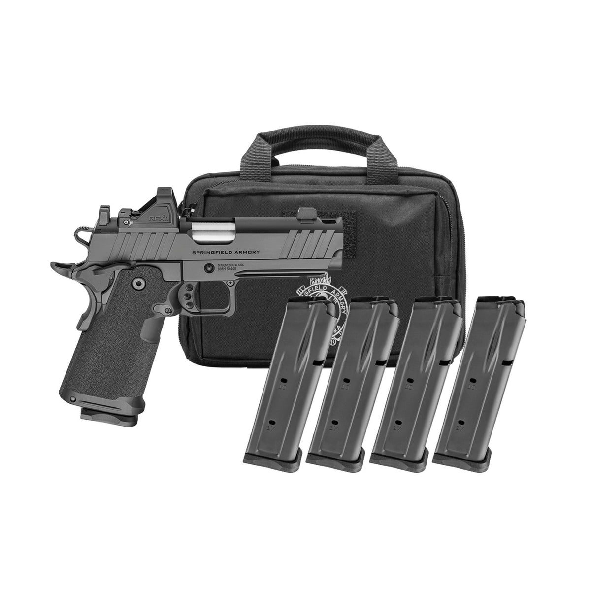 Springfield 1911 DS Prodigy Comp - 9MM 10rd (Cerakote Finish) [SPPH9119AOSLCCOMPPAC]