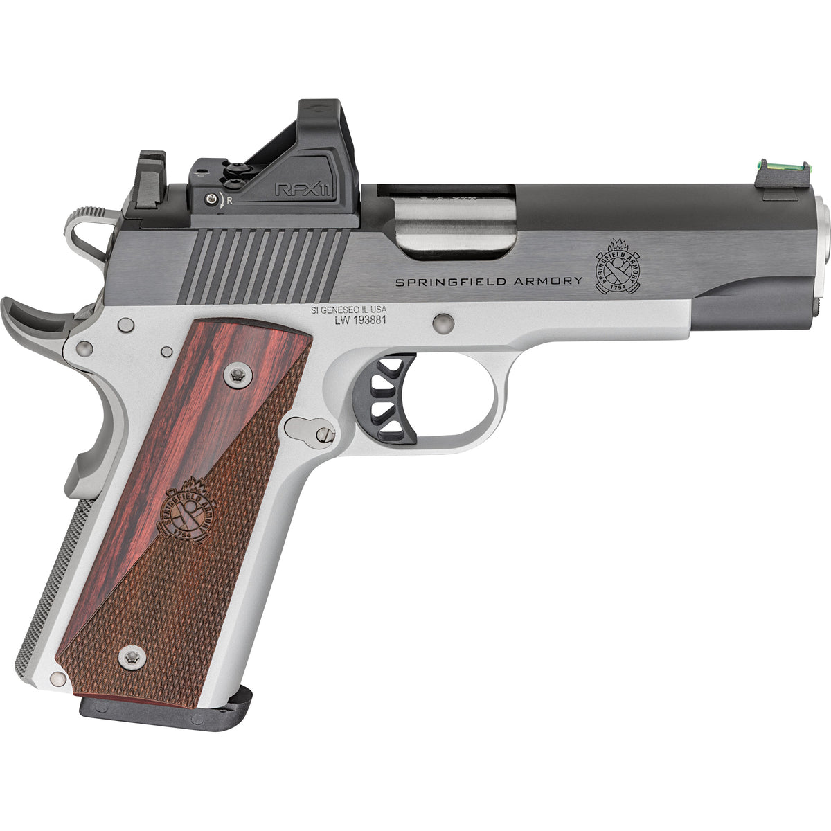 Springfield Ronin AOS - 9MM 9rd (Satin Aluminum Cerakote Finish) [SPPX9117LAOSPAC]