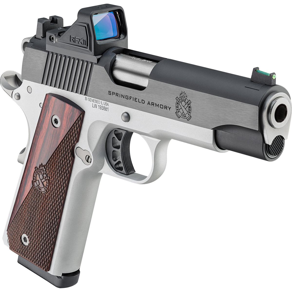 Springfield Ronin AOS - 9MM 9rd (Satin Aluminum Cerakote Finish) [SPPX9117LAOSPAC]
