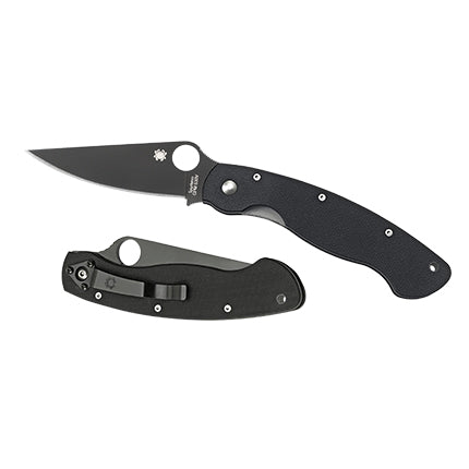 MILITARY BL/PL BLACK G-10