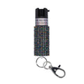 SABRE Jeweled Pepper Spray w/ Key Ring, Black