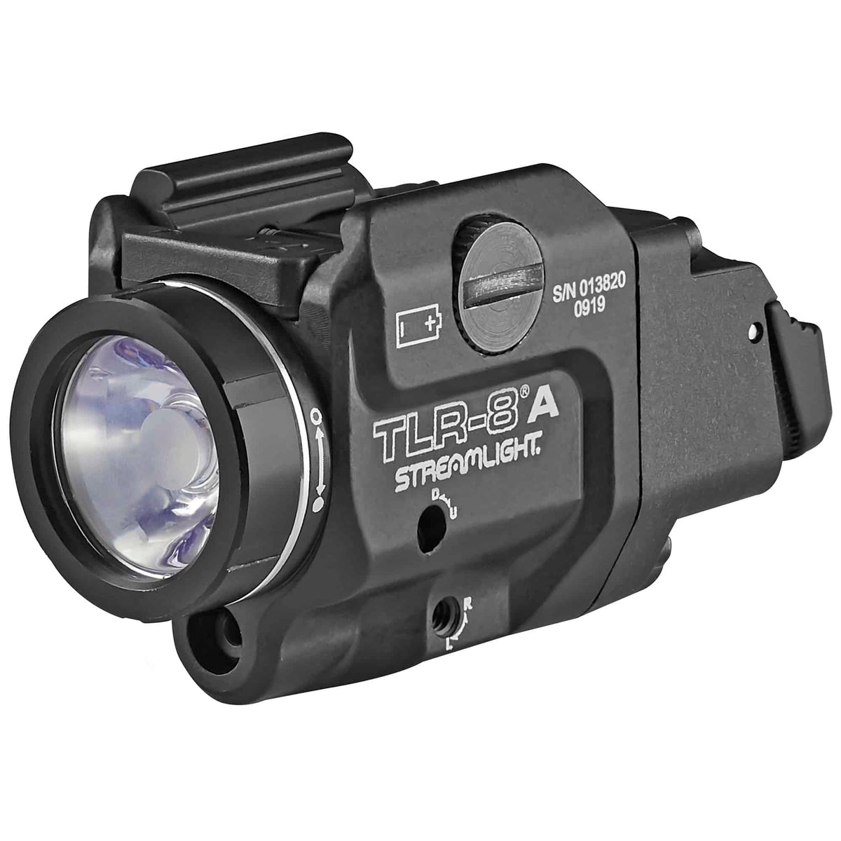 Streamlight TLR-8 A Weapon Light & Laser - Rail Mount - 500 Lumens - 2 Laser Color Options