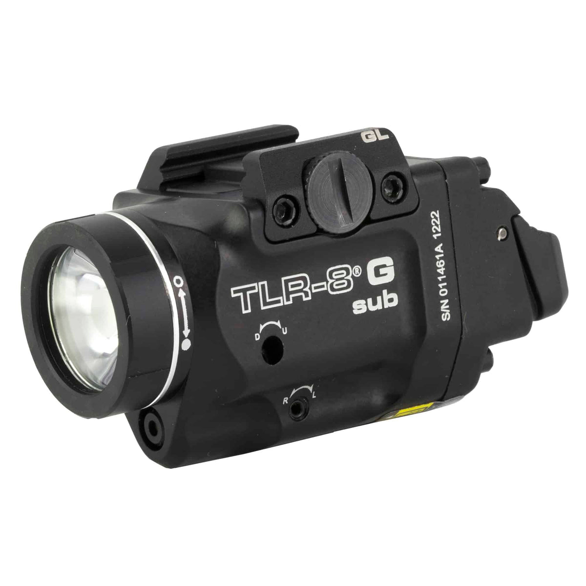 Streamlight TLR-8 Weapon Light & Laser - Rail Mounted - 500 Lumens - For Subcompact Pistols