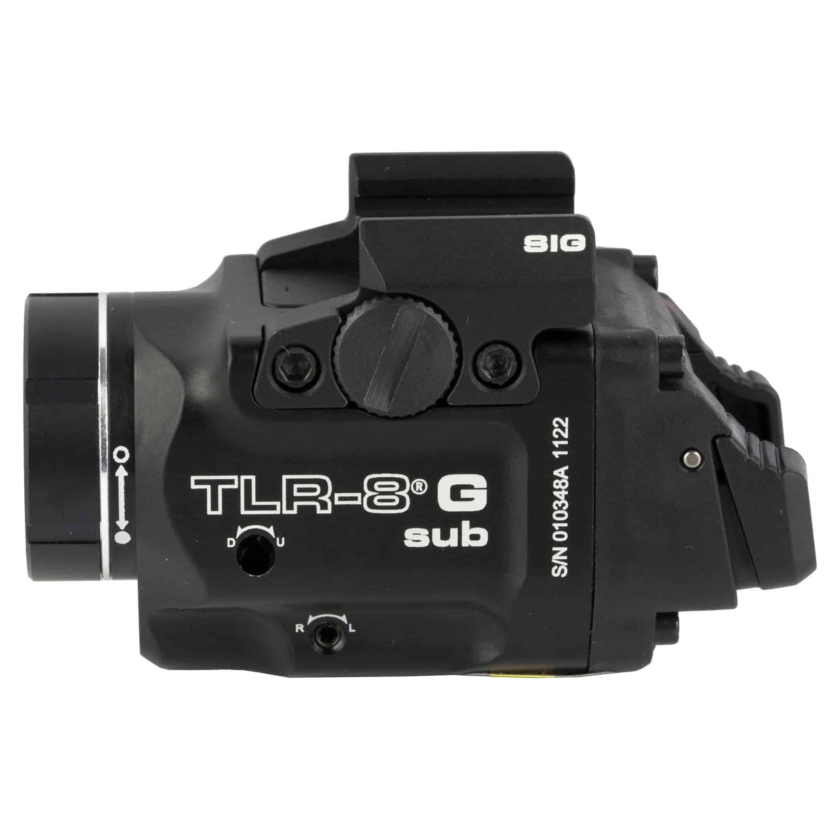Streamlight TLR-8 Weapon Light & Laser - Rail Mounted - 500 Lumens - For Subcompact Pistols