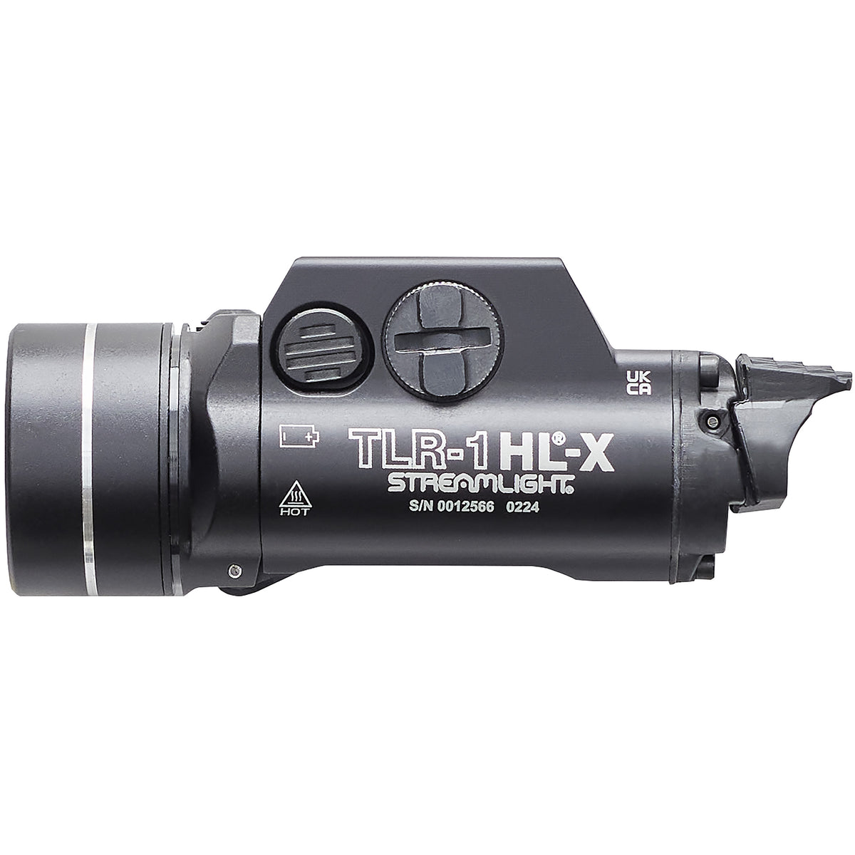 Streamlight TLR-1 HL-X Multi Fuel Weapon Light - Rail Mount - 1500 Lumens - 2 Battery Options