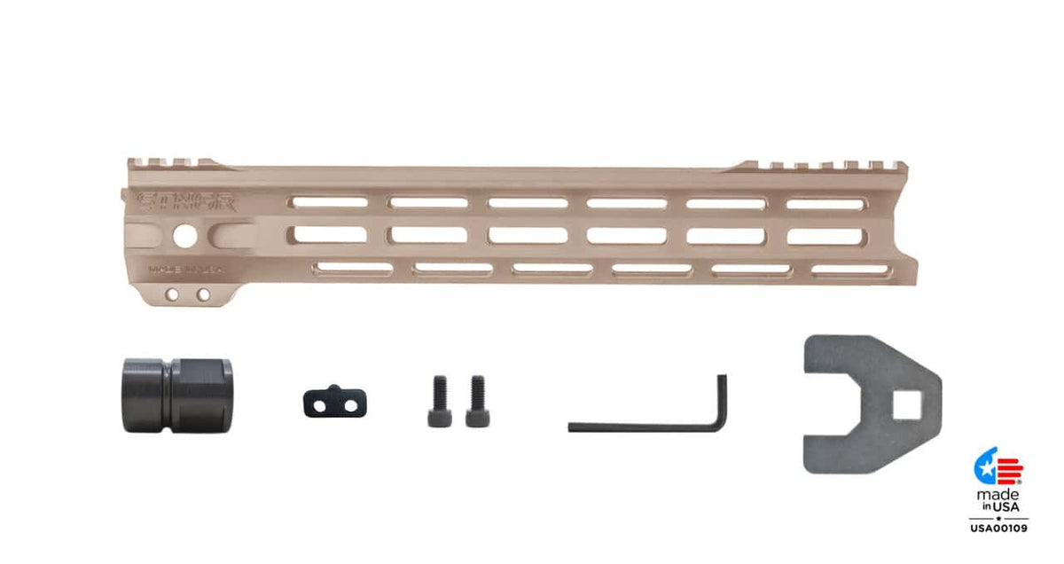 STNGR VLCN® Free Float AR-15 Handguard - M-LOK - 3 Lengths & Colors
