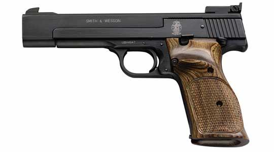M41 22LR 5.5 H-BAR BLUE-WOOD GRIPS ADJ SIGHTS 10/SHOT