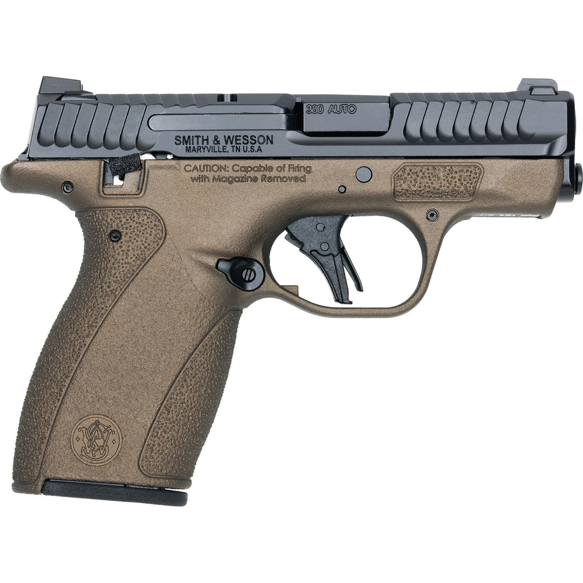 S&W BODYGUARD 380 2.0 10-12RD NTS MBF