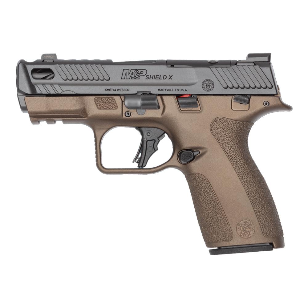 S&W Performance Center SHIELD X CARRY COMP 9MM 3.6in TS Mid Bronze 13/15rnd