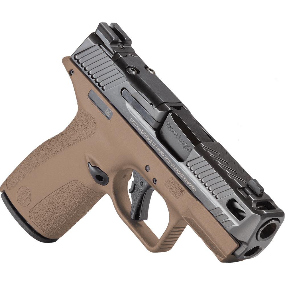 S&W Performance Center SHIELD X CARRY COMP 9MM 3.6in TS Mid Bronze 13/15rnd