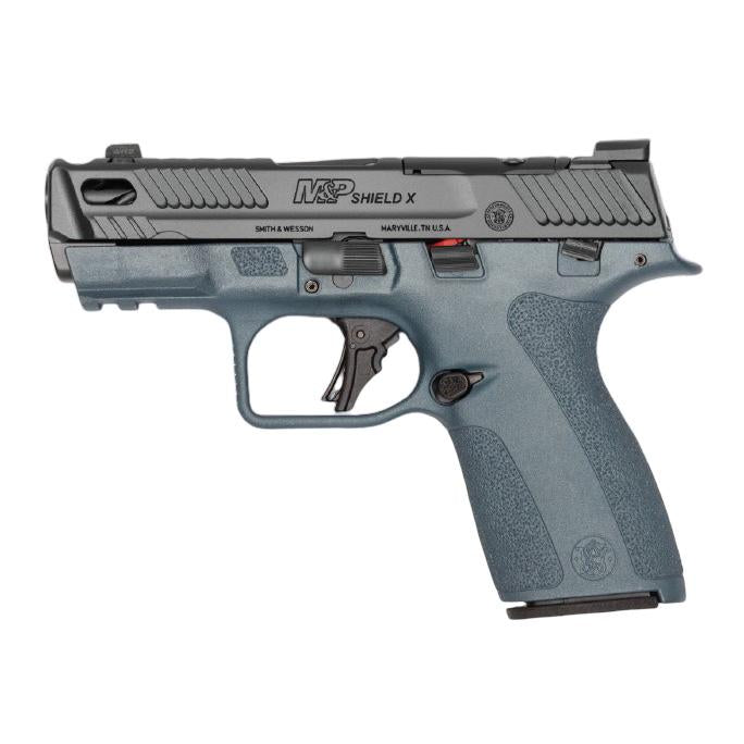 S&W Performance Center SHIELD X CARRY COMP 9MM 3.6in TS Blue Titan 13/15rnd