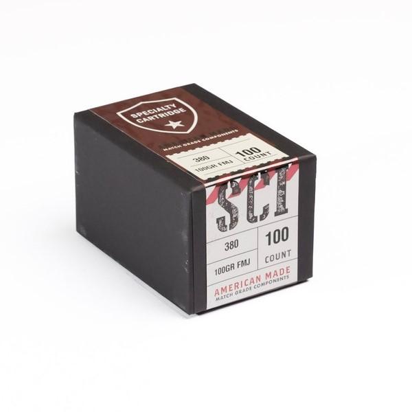 Specialty Cartridge .355 380 100GR FMJ Bullets 100 Rnds