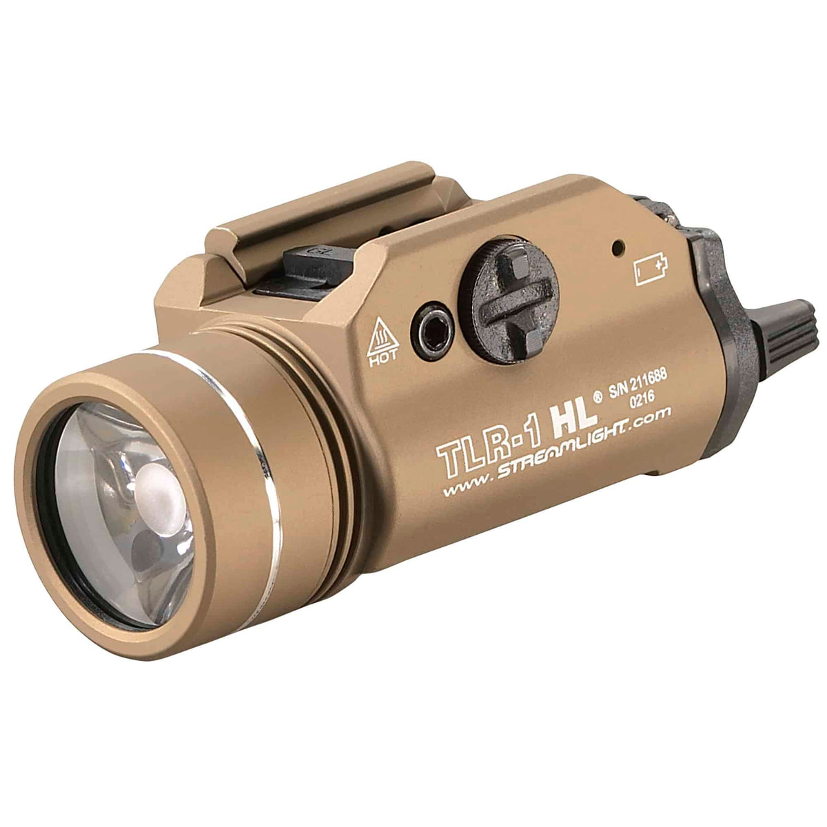 Streamlight TLR-1 HL Weapon Light - Rail Mount - 1000 Lumens - Strobe