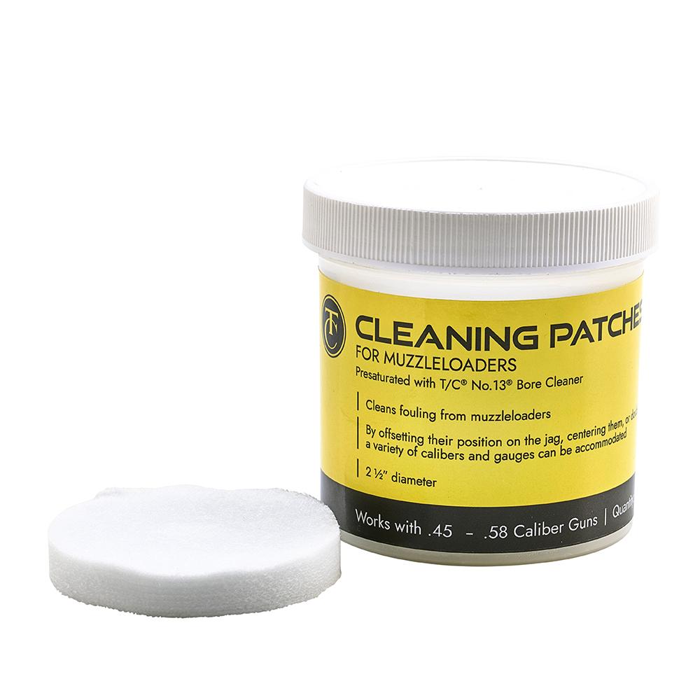 T/C PRESATURATED 2.5'' NUMBER 13 CLEANING PATCHES 100 CT