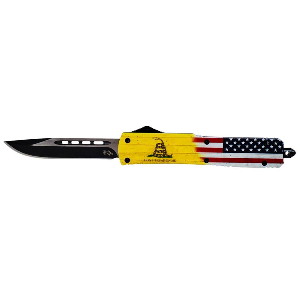 Templar Knives Slim Don't Tread on Me Drop Black