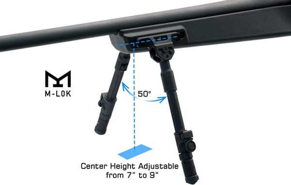 UTG Recon Flex II M-LOK Bipod