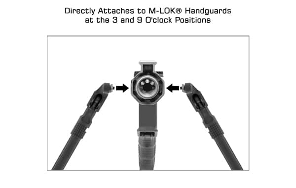 UTG Recon Flex II M-LOK Bipod