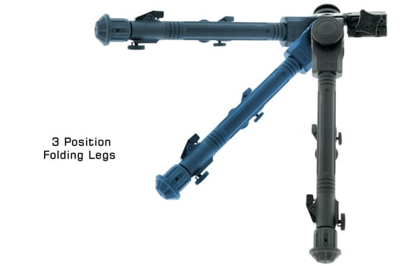 UTG Over Bore Picatinny Bipod - 7 to 11 Inch Height