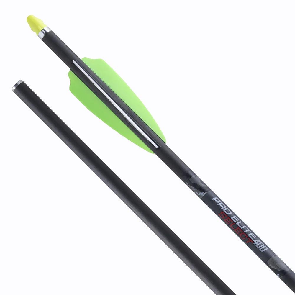 Pro Elite 400 Select Carbon Arrows 20 w/ Alpha-Nock HP .001 6pk