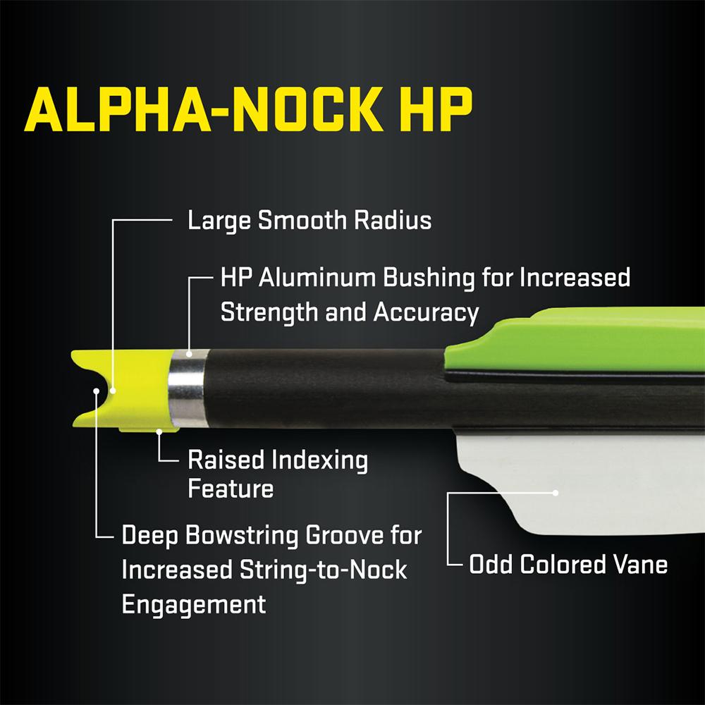 Pro Elite 400 Select Carbon Arrows 20 w/ Alpha-Nock HP .001 6pk