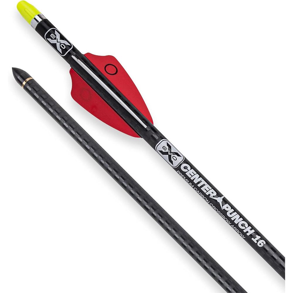 Ten Point EVO-X CenterPunch 16 Carbon Arrows 16 w/ Alpha-Nocks .001