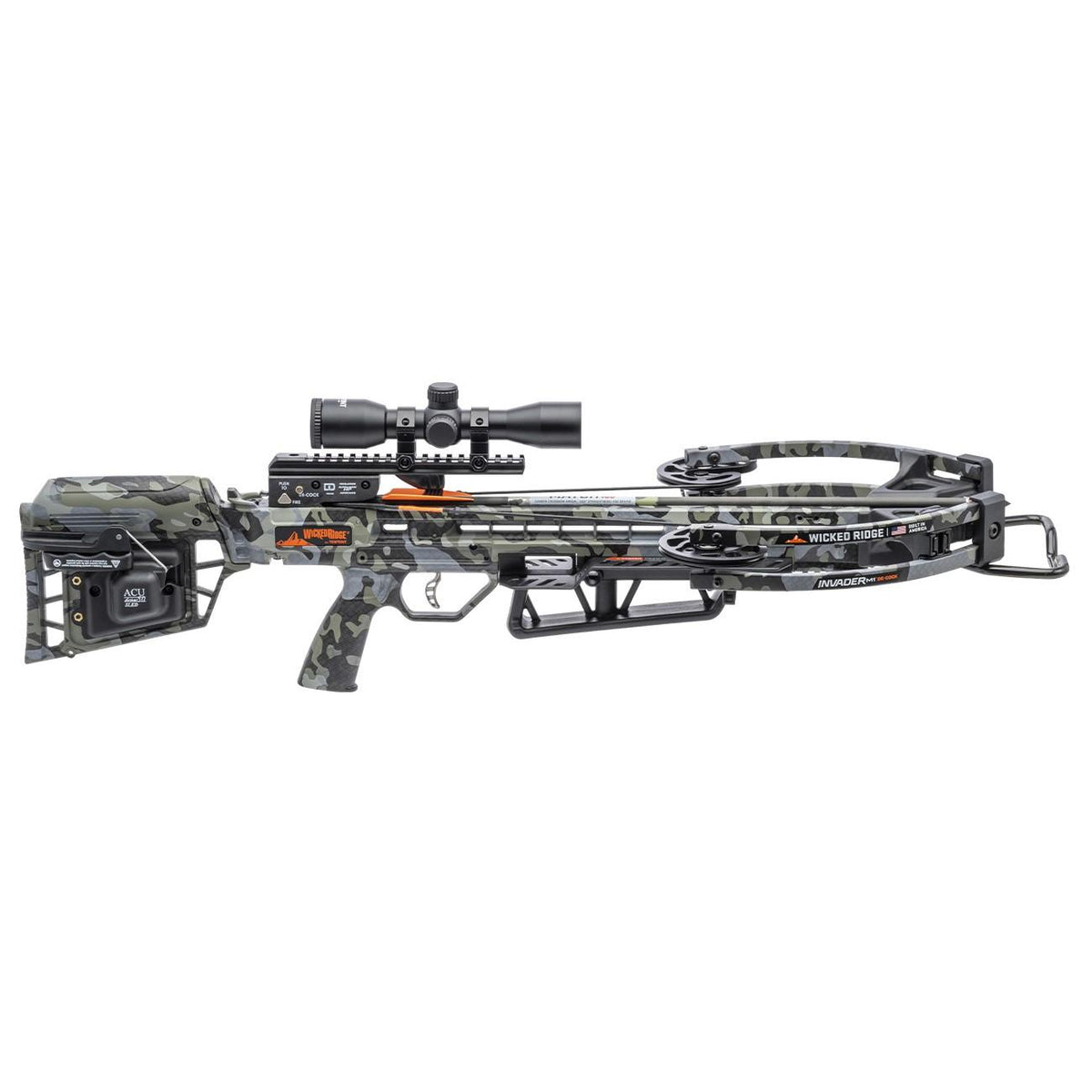 Tenpoint Invader M1 De-Cock ACU50 Sled Pro-View 400 Scope