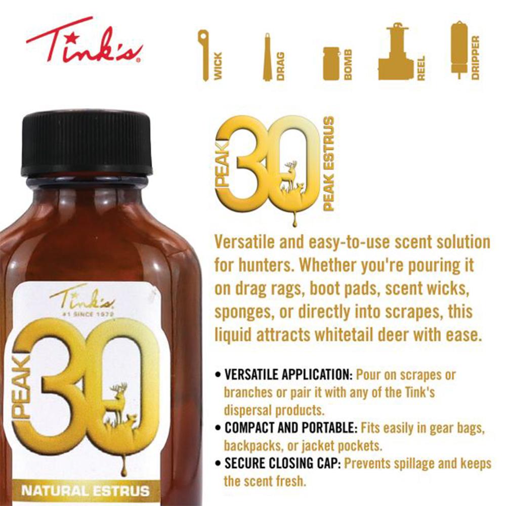 PEAK30 Premium Doe Estrus Glass Bottle 1oz