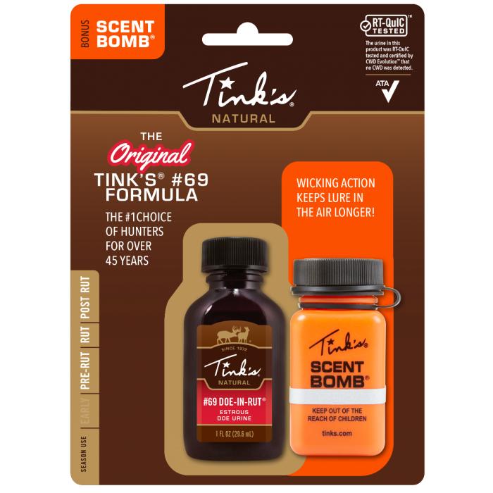 Tink's #69 Plastic Squeeze Bottle w/Scent Bomb