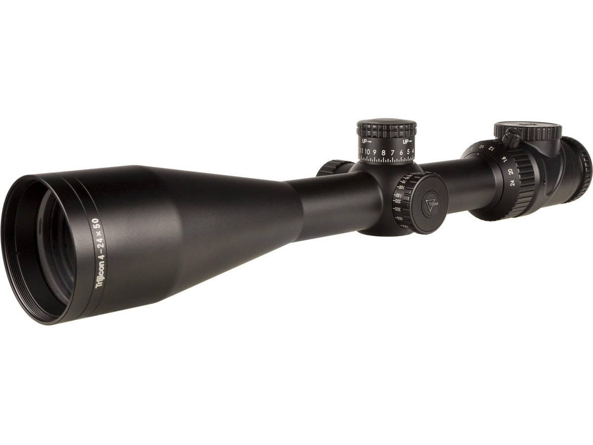AccuPoint 4-24x50 Riflescope MOA Ranging Crosshair w/ Green Dot, 30mm Tube