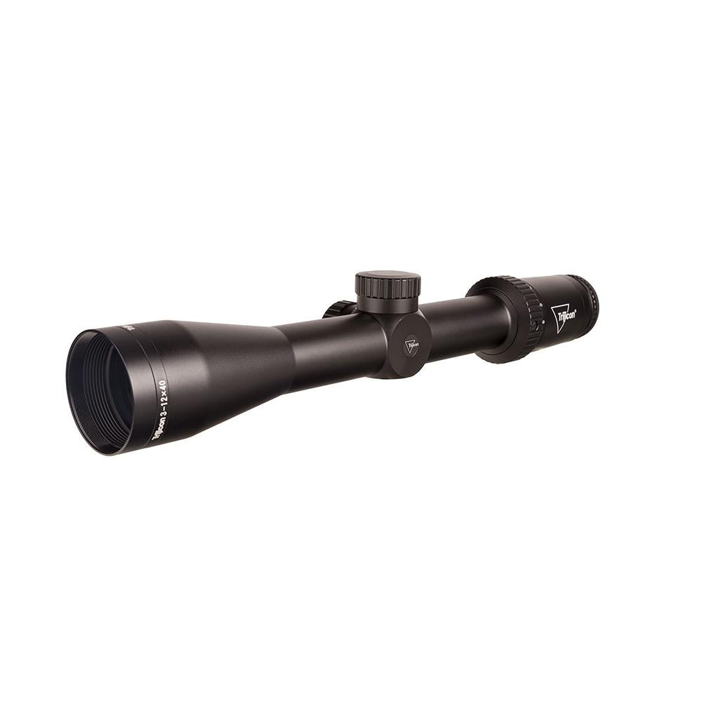 Huron 3-12x40 Riflescope BDC Hunter Holds, 30mm Tube Satin Blk Capped Adj