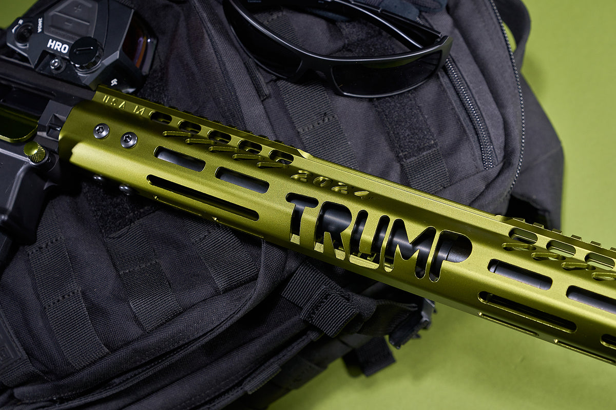 AR .308 Cal 15″ “Trump Series” Limited Edition M-LOK System Free Floating Handguard With Monolithic Top Rail