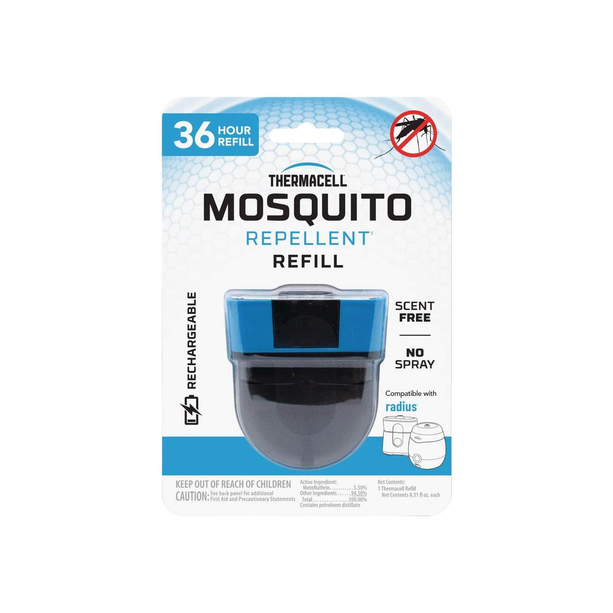 Thermacell Rechargeable Mosquito Repellent Refill - 36 HR Twin Pack