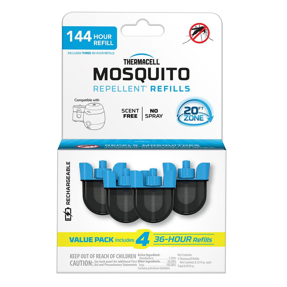 Rechargeable Mosquito Repellent Refill 36 HR Four Pack