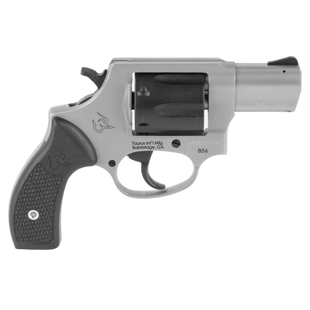 TAURUS 856 38SPL 2'' 6RDS SS/BK G10 BK GRIP
