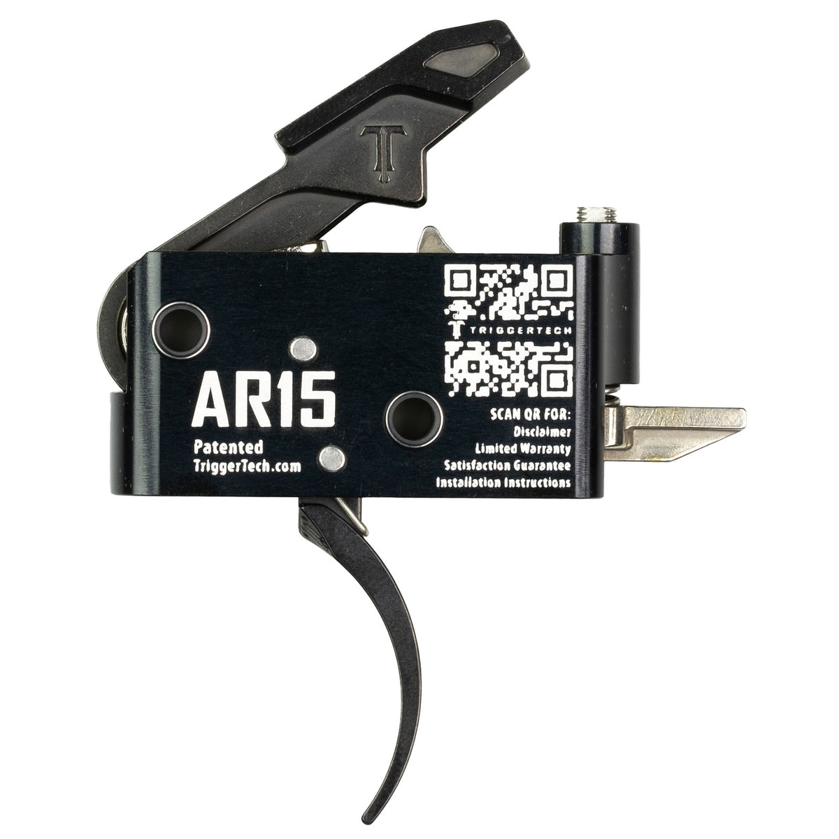 TriggerTech Adaptable Adjustable 2.5lb - 5lb Single-Stage AR-15 Trigger - Flat or Curved