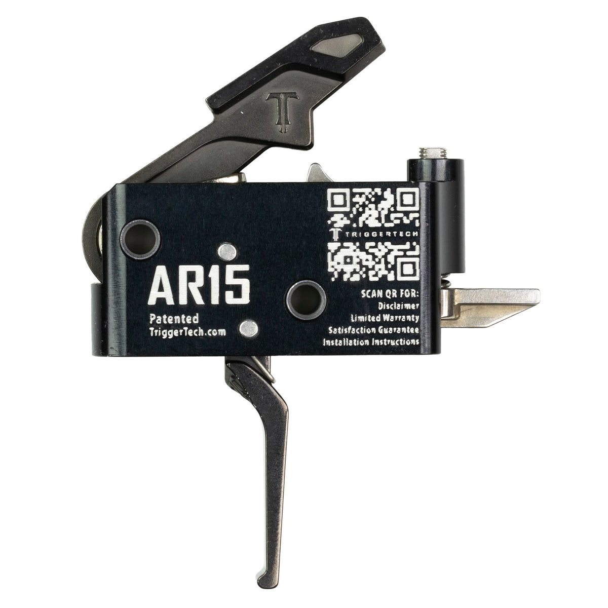 TriggerTech Adaptable Adjustable 2.5lb - 5lb Single-Stage AR-15 Trigger - Flat or Curved