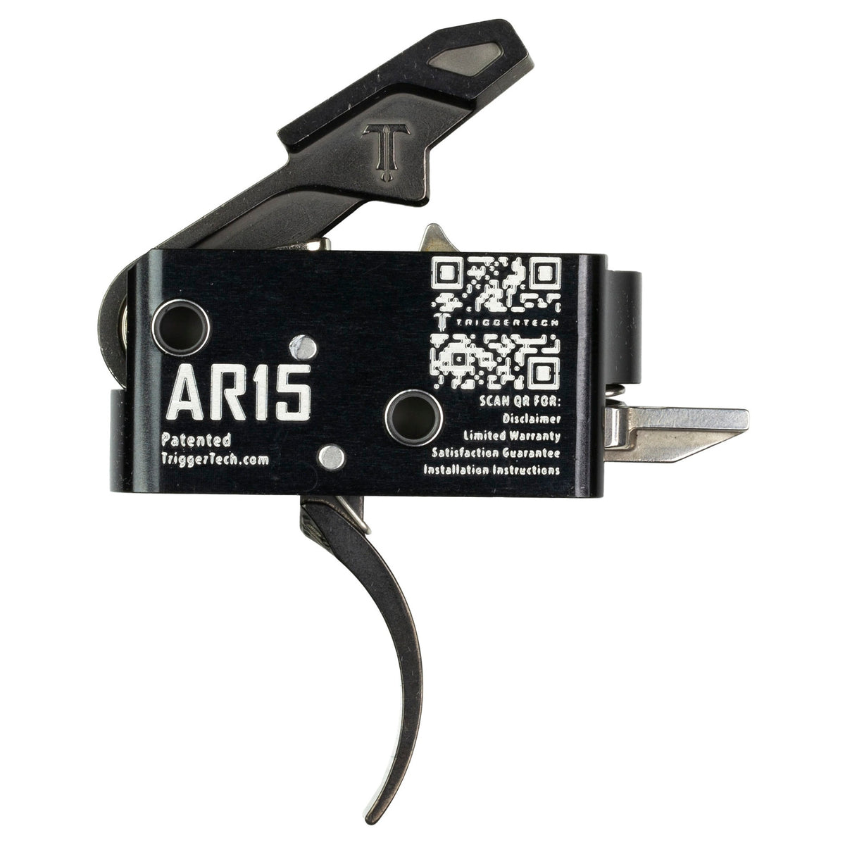 TriggerTech Competitive 3lb Single Stage AR-15 Trigger - Flat or Curved - 2 Colors