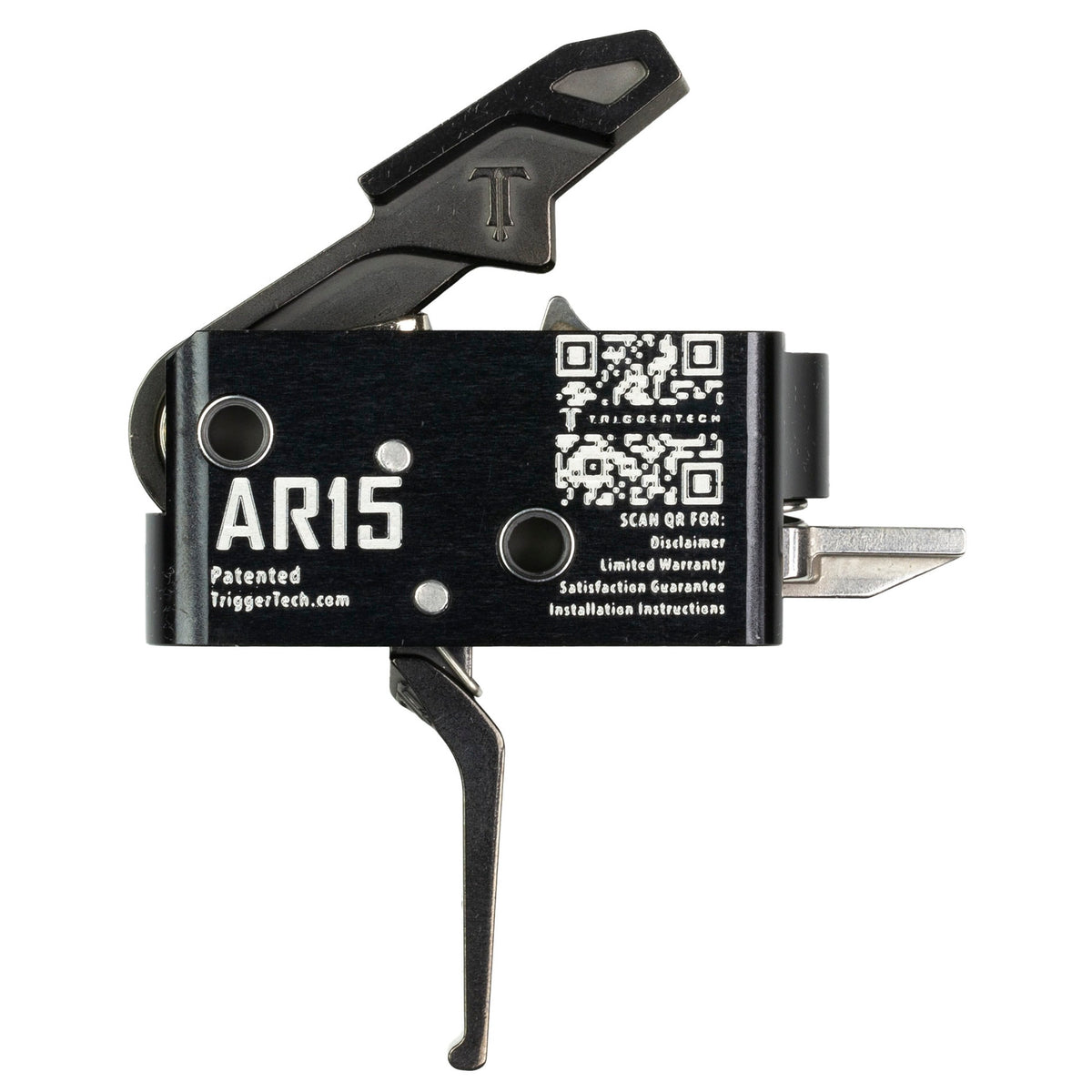 TriggerTech Competitive 3lb Single Stage AR-15 Trigger - Flat or Curved - 2 Colors