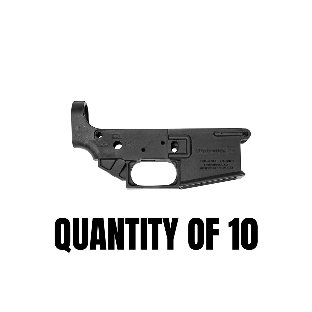 UAR Carbon Fiber* AR-15 Lower Receiver (10 PACK)