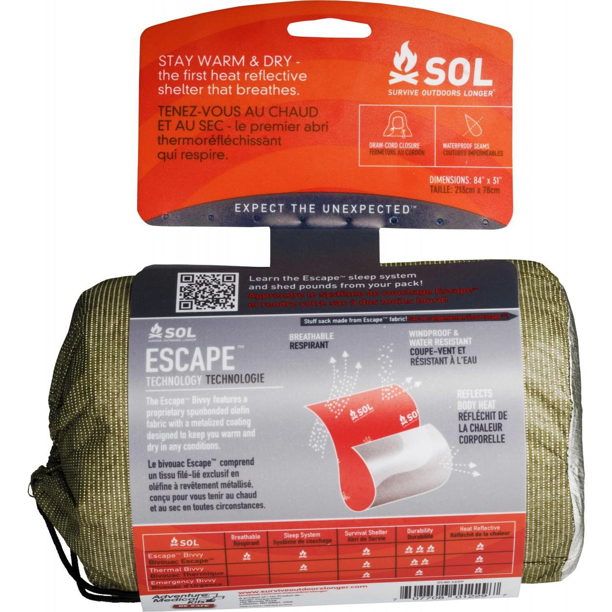 Survive Outdoors Longer Escape Bivvy-OD Green