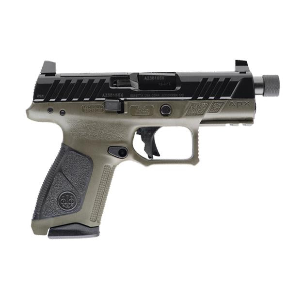 Beretta APX-A1 9mm Cmpct Tactical 9mm ODG 1-15rd 2-17Rd